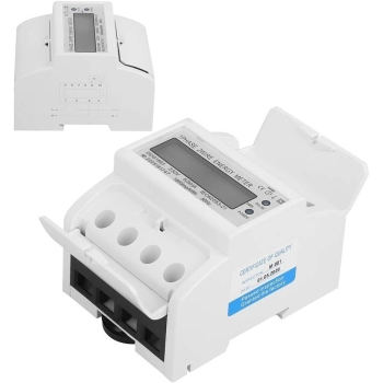 Licznik elektryczny jednofazowy 4P LCD na szynę Din DDM76SC 20-80A [13240000454]